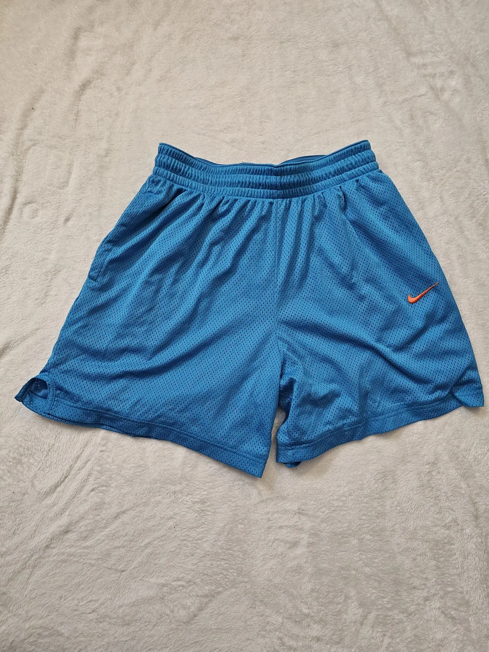 Nike Blue Mesh Athletic Shorts